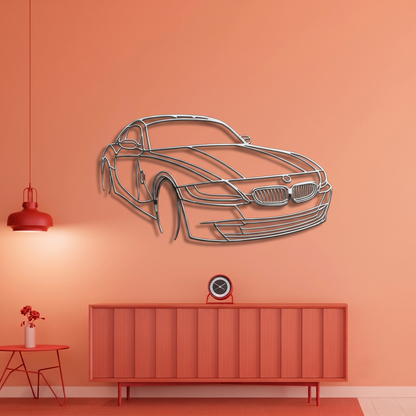 Sleek BMW Z4 Metal Wall Art