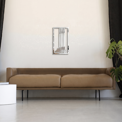 Vertical "Ya Allah" Metal Wall Art - Modern Islamic Calligraphy Home Decor